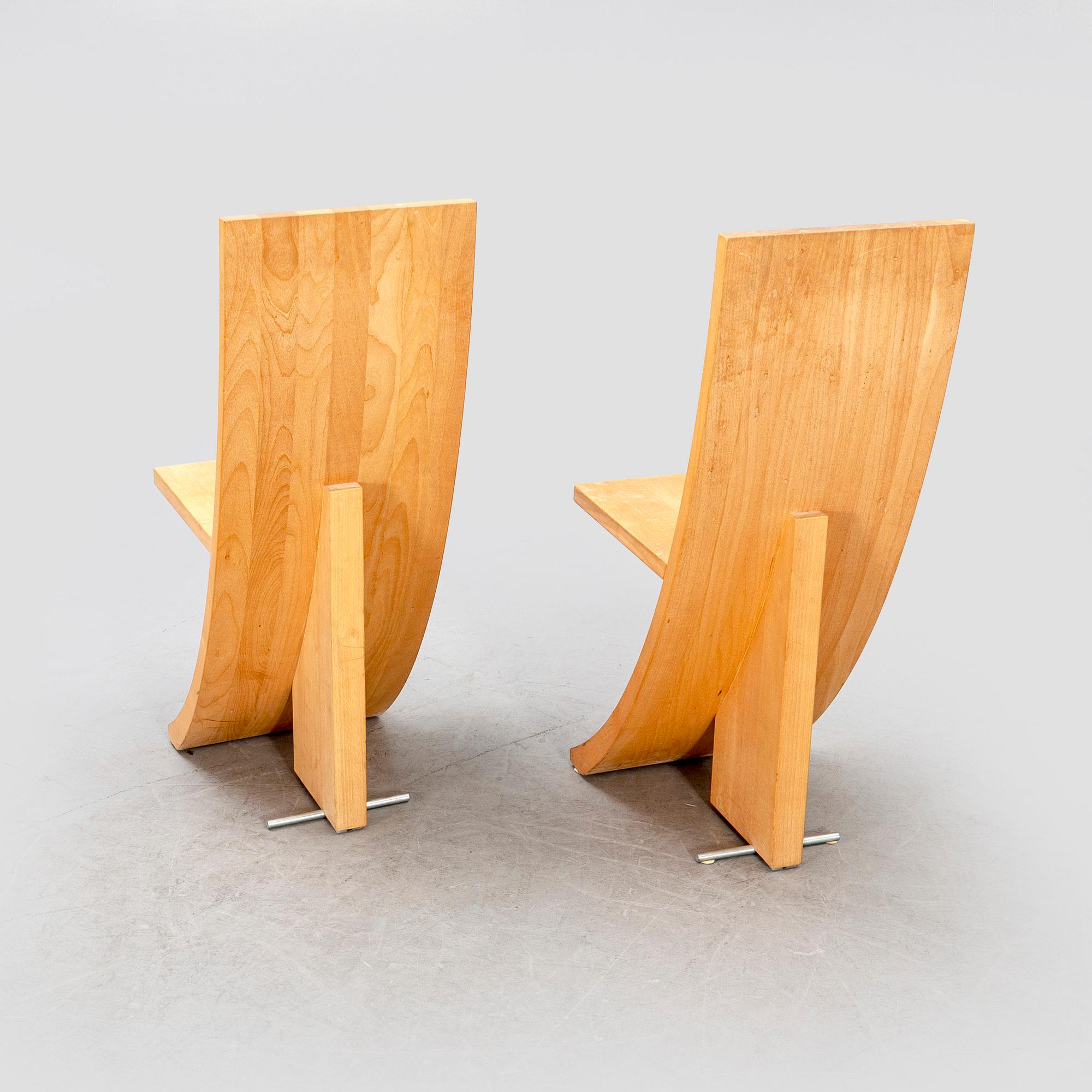 ❶ Jonas Palmius 'Excent' Gärsnäs ビーチ材 椅子 A 'Excent' beech chair, by Jonas Palmius, Gärsnäs 1992
