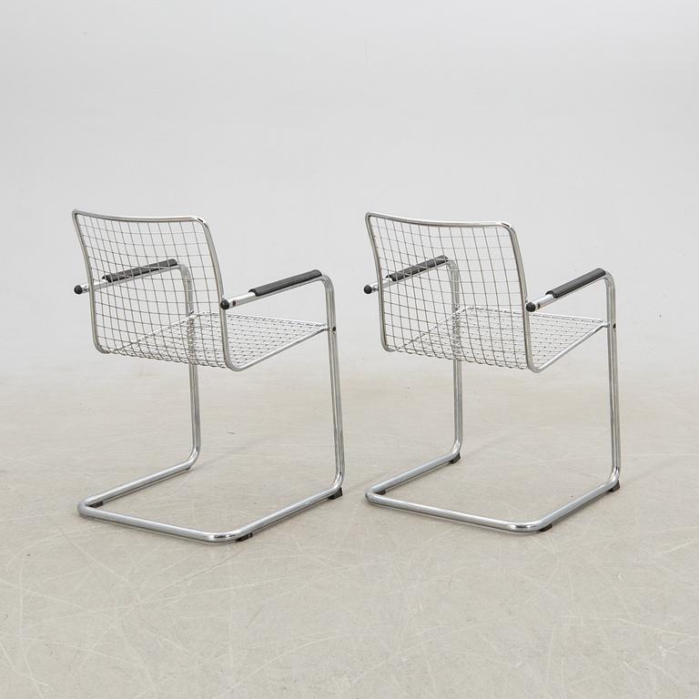 Karmstolar, ett par, 1970-tal.