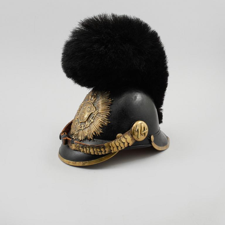 KASK, m/1845 för artilleriet.