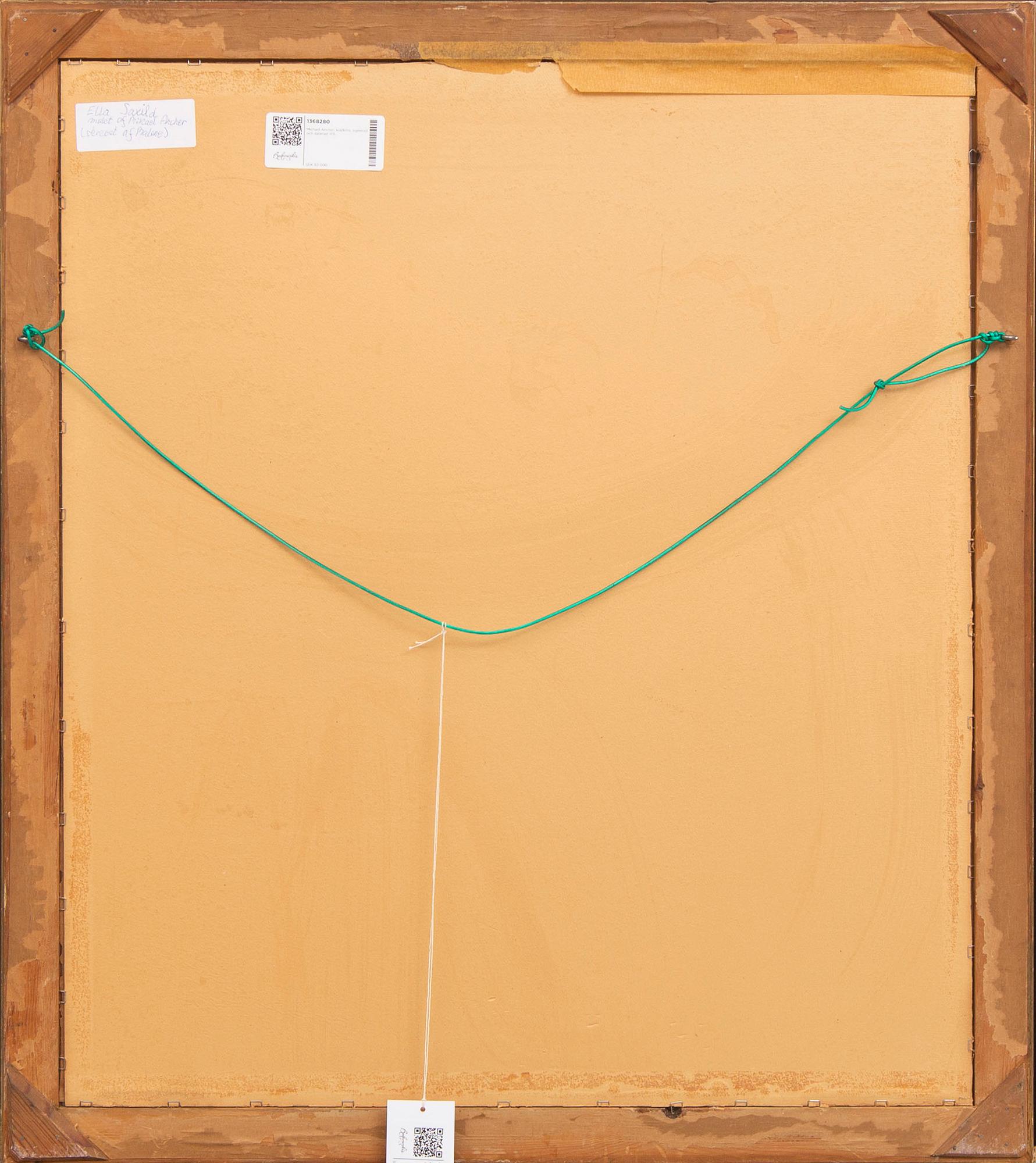 Michael Ancher, a signed and dated charcoal/chalk drawing.