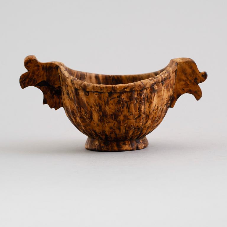 KÅSA, allmoge, masurbjörk, 1800-tal.