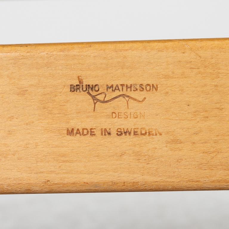 Bruno Mathsson, a pair of 'Eva' armchairs, Firma Karl Mathsson, Värnamo, 1959-62.