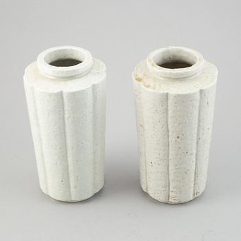 Gunnar Nylund, a pair of stoneware vases, Rörstrand.