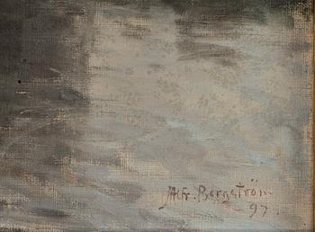 ALFRED BERGSTRÖM, Olja på duk, signerad och daterad -97.