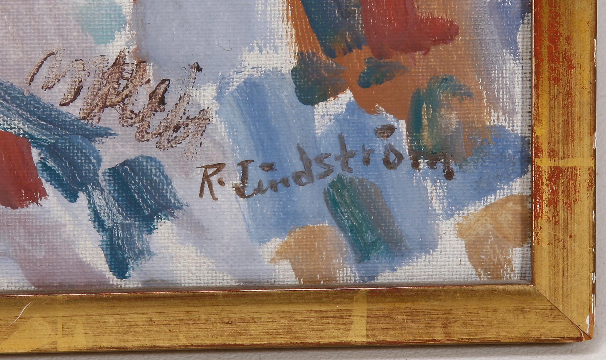 RIKARD LINDSTRÖM, Olja på duk, sign.