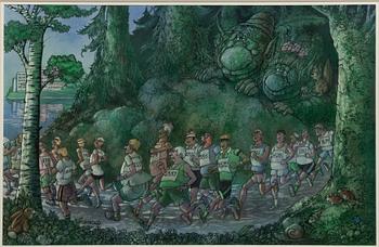 Hans Arnold, Löpare.