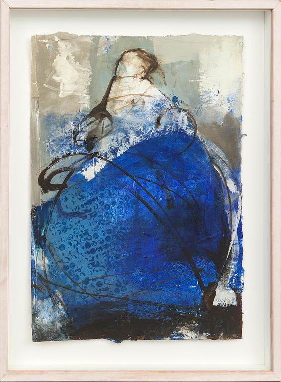Danka Jaworska,  mixed media signed.