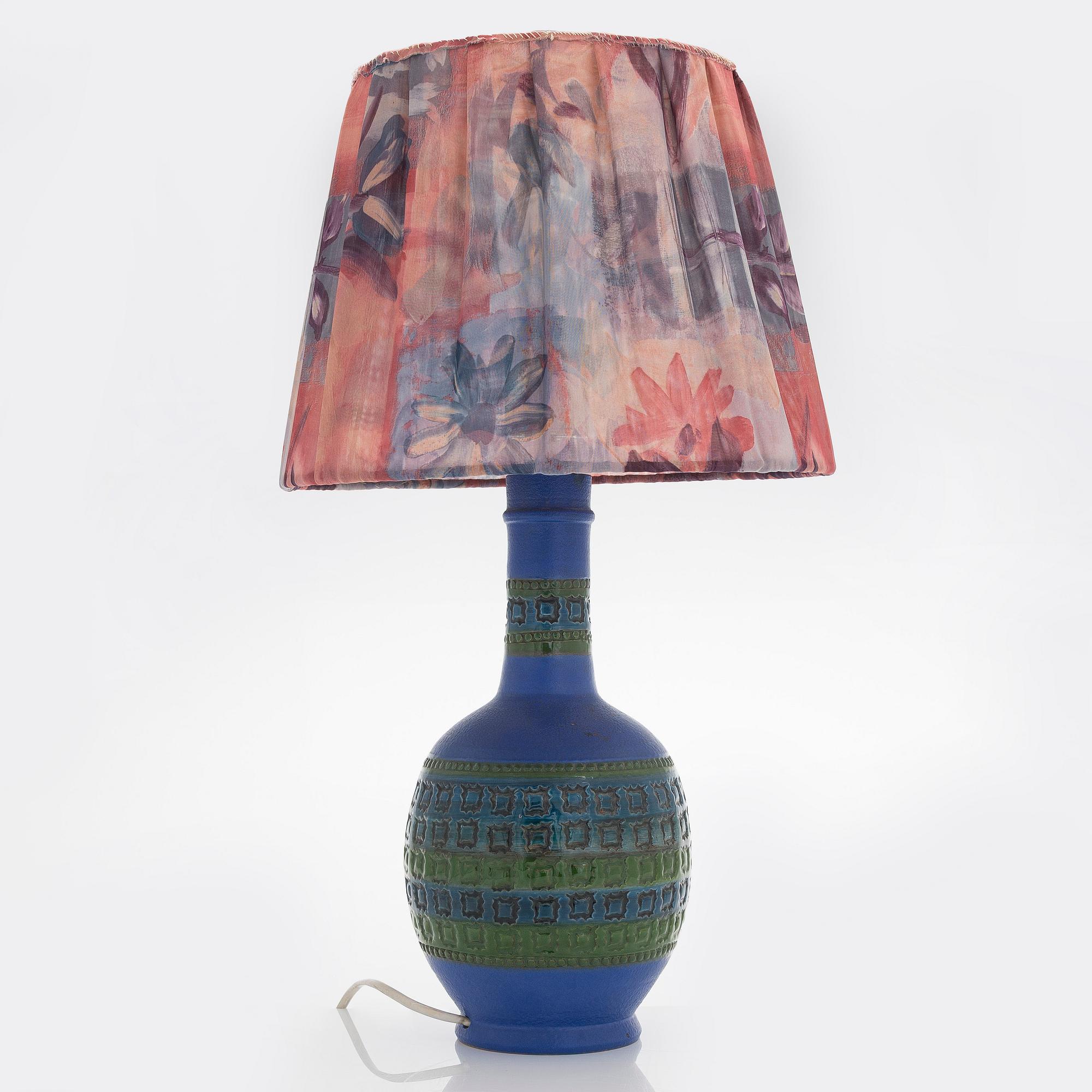 Aldo Londi, bordslampa, Bitossi, Italien 1900-talets mitt.