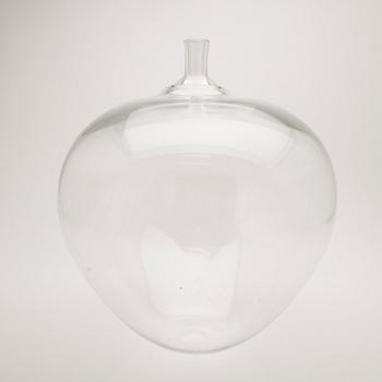 Ingeborg Lundin, Glass vase, "Äpplet", Orrefors, after 1957.
