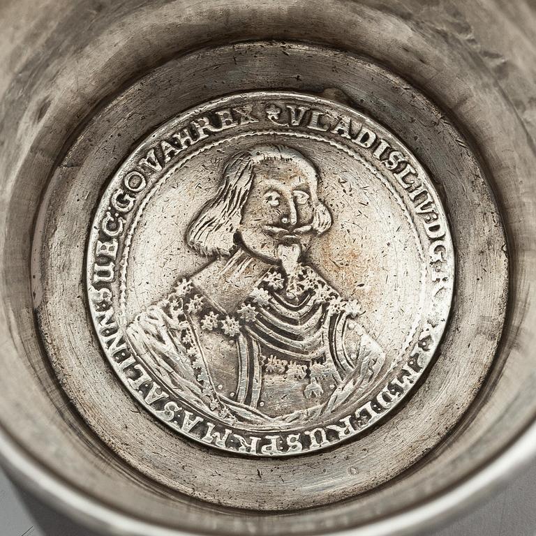 Lorens Andersson Wall, bägare, silver, Norrköping (verksam 1682-1695-). Barock.