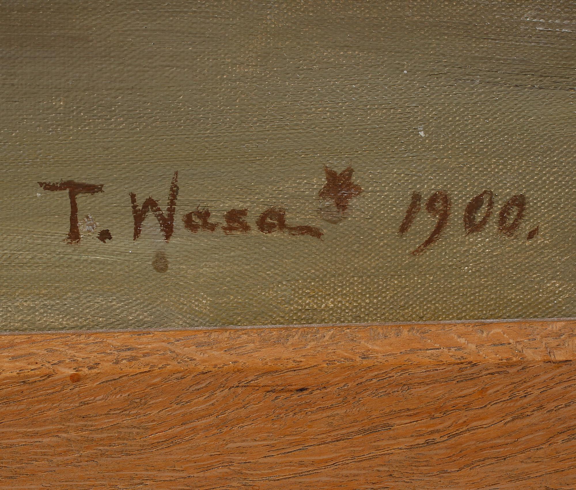 TORSTEN WASASTJERNA, oil on canvas, signed T Wasa and dated 1900.