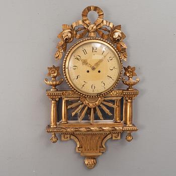 VÄGGUR, gustaviansk stil, omkring 1900-talets mitt.