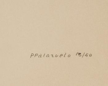 Pablo Palazuelo, litografi, signerad och numrerad 13/50.