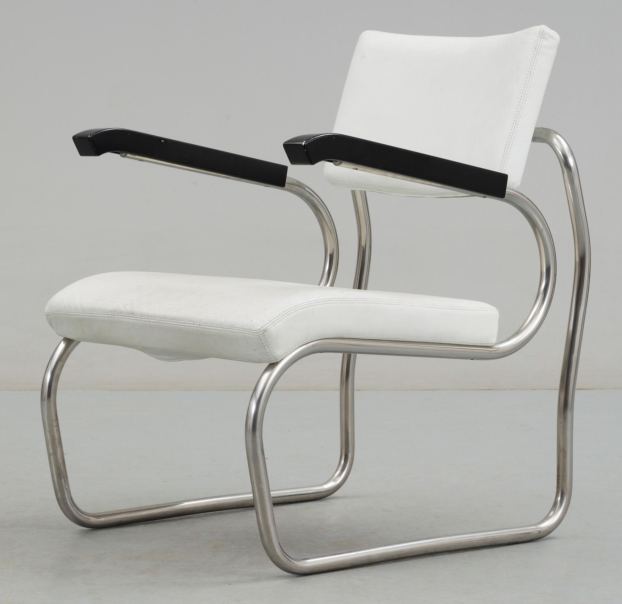 ARMLÄNSTOL, Giuseppe Terragani, Zanotta, Italien, 1900-talets andra hälft, formgiven 1936.