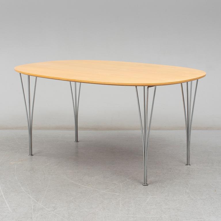 BRUNO MATHSSON & PIET HEIN, a "Superelips" table, Fritz Hansen, 1984.