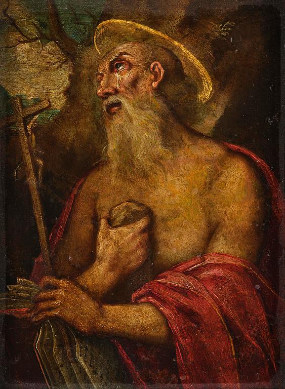 Paris Bordone, circle of, Saint Jerome.