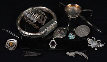 PARTI SILVER, 12 delar. 1900-tal. Vikt ca 219 gr.
