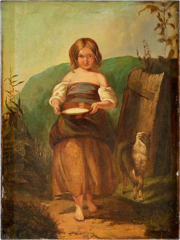 PAUL FALCONER POOLE, olja på duk, sign och dat 1822.