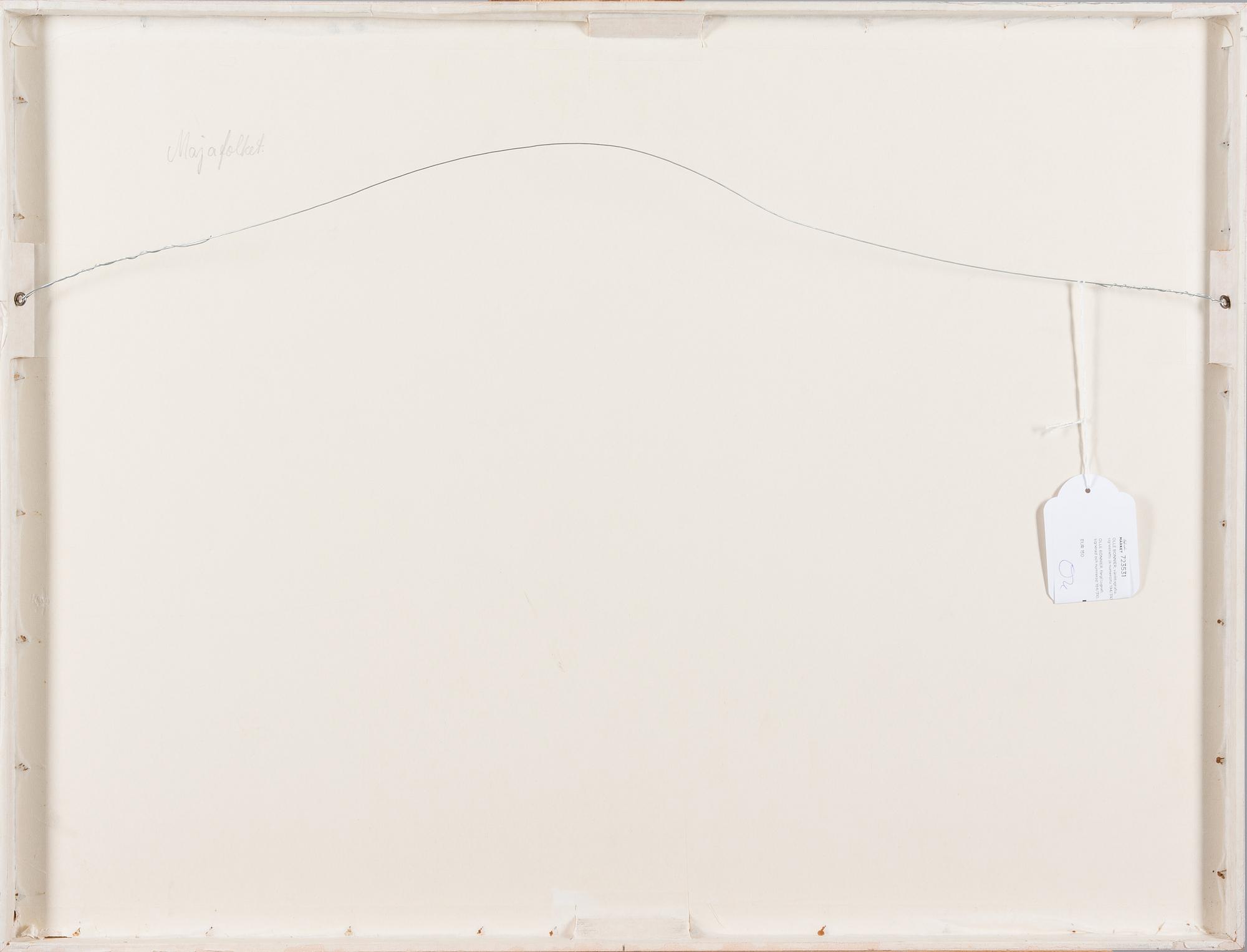 OLLE BONNIÉR, färglitografi, signerad och numrerad 194/310.