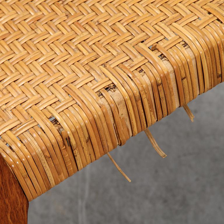 John Vedel Rieper, a set of eight oak chairs, Denmark. Designed 1962.