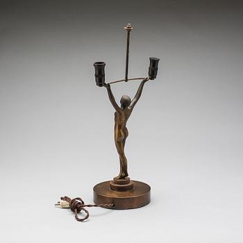 BORDSLAMPA, Art Deco, 1920/30-tal.