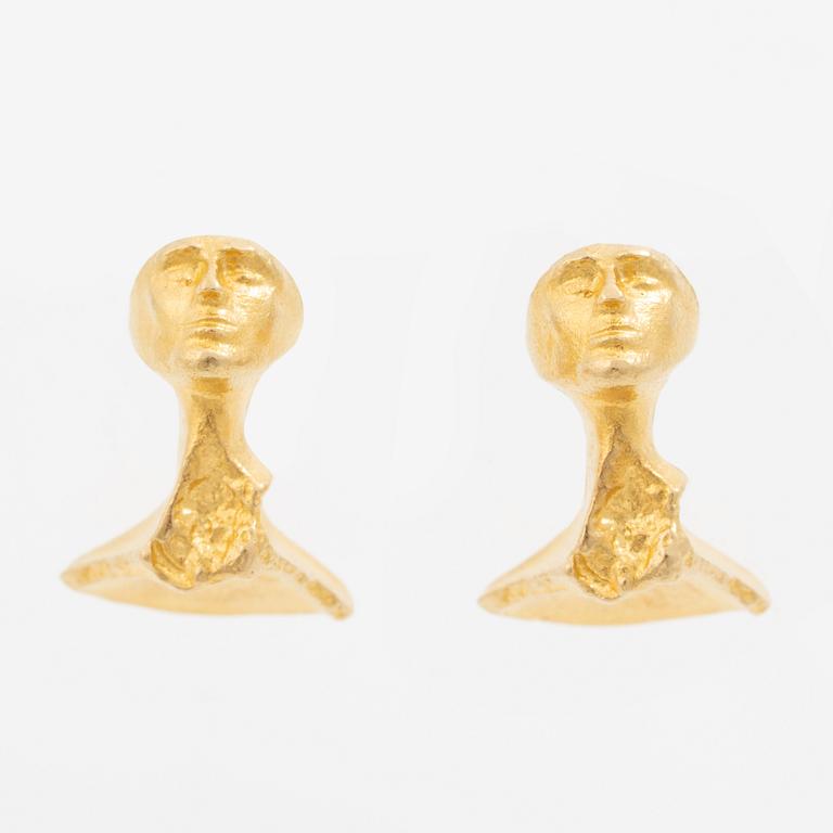 Lapponia, a pair of earrings, gold.