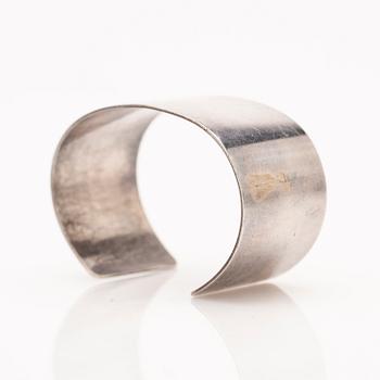 Wiwen Nilsson, Arm ring, sterling silver, Lund, 1969.