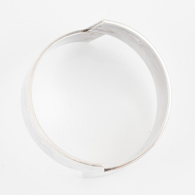 Armring, stel, silver, Studio Johan Dahlbäck, Göteborg 1991.