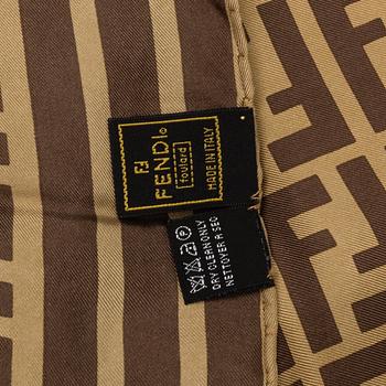 FENDI, a silk scarf.