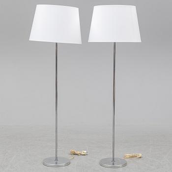 A pair of chrome standard lights from Bergbom.
