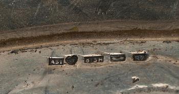 FRUKTSKÅL, 813 silver, A. Sirtamo Helsingfors 1970. Vikt 404 g.