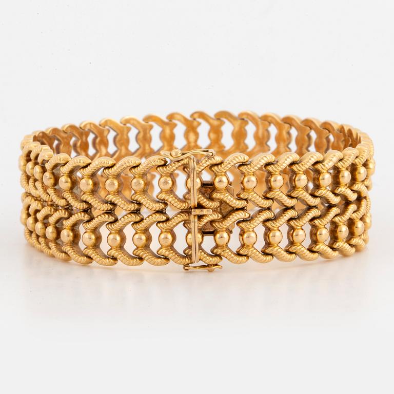 ARMBAND, 18K guld.