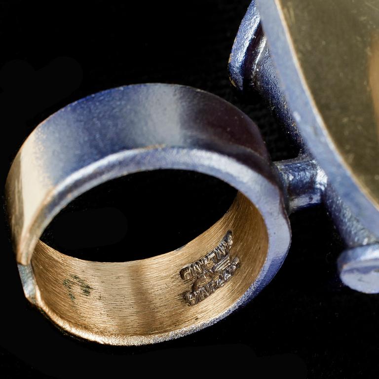 RING, eldbrons, "Isotta Frascini", Björn Weckström, Lapponia.