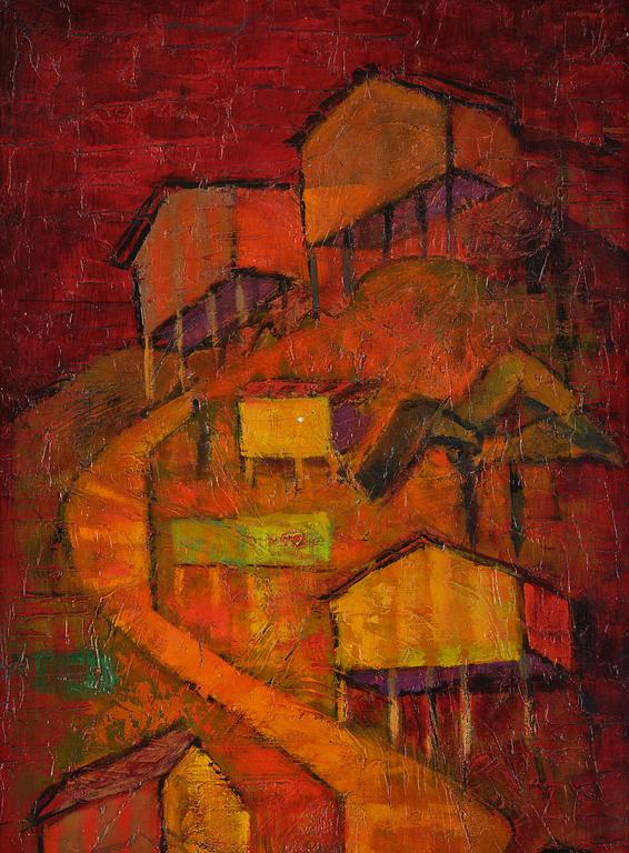 Louis Toffoli, Composition with houses.