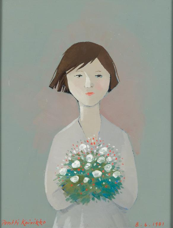 Pentti Koivikko, oil on board, signed and dated 1981.