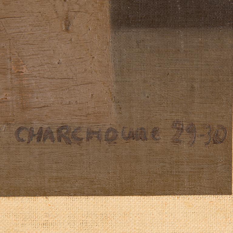 SERGE CHARCHOUNE, signerad Charchoune och daterad -29-30. Duk uppfordrad på pannå.
