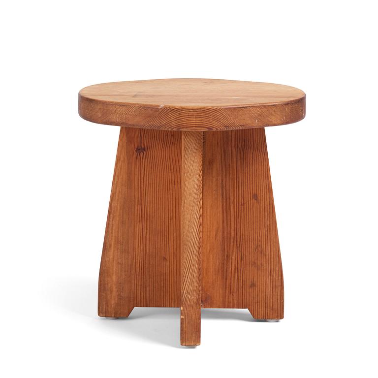 David Rosén, a pine stool 'Berga', Nordiska Kompaniet, Sweden 1930-1940s.