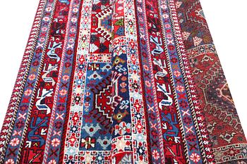 A carpet, Yalameh, c. 250 x 152 cm.