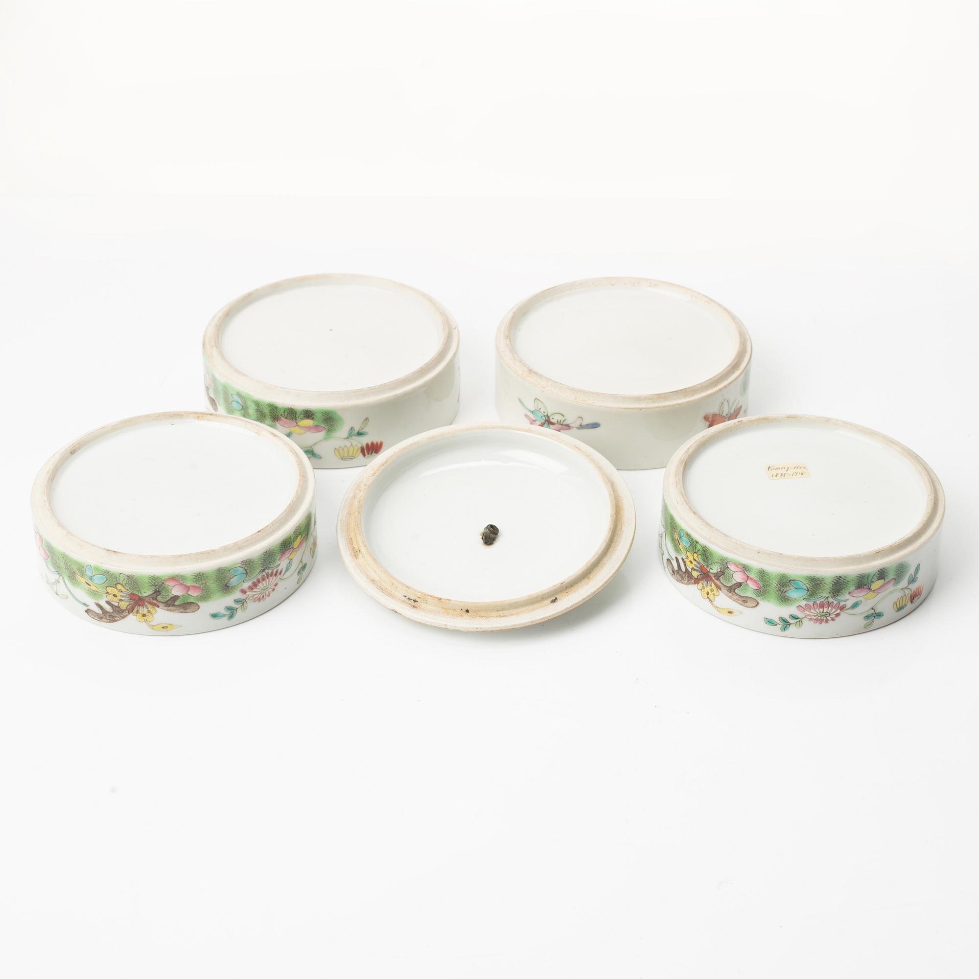 Matlåda, porslin, Kina, sen Qingdynasti/omkring år 1900.