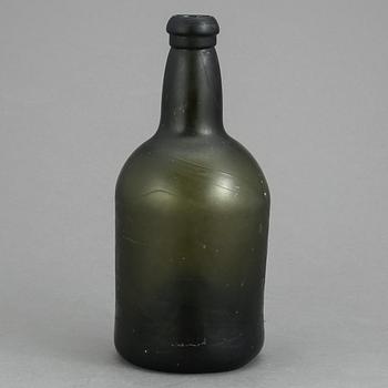 FLASKA. Glas. Troligen 1700-tal.