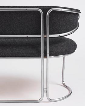 Grete Jalk, a sofa/loveseat, "FH 9000", Fritz Hansen Denmark 1969.