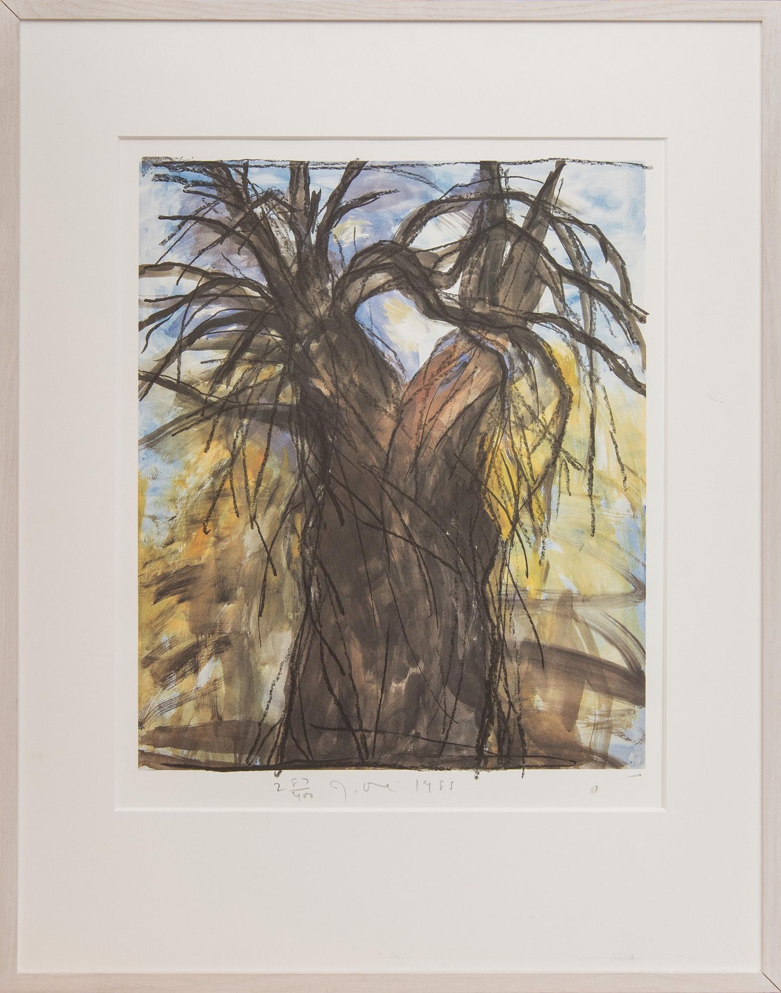 JIM DINE, färglitografi, signerad, numrerad och daterad 287/400 1985.