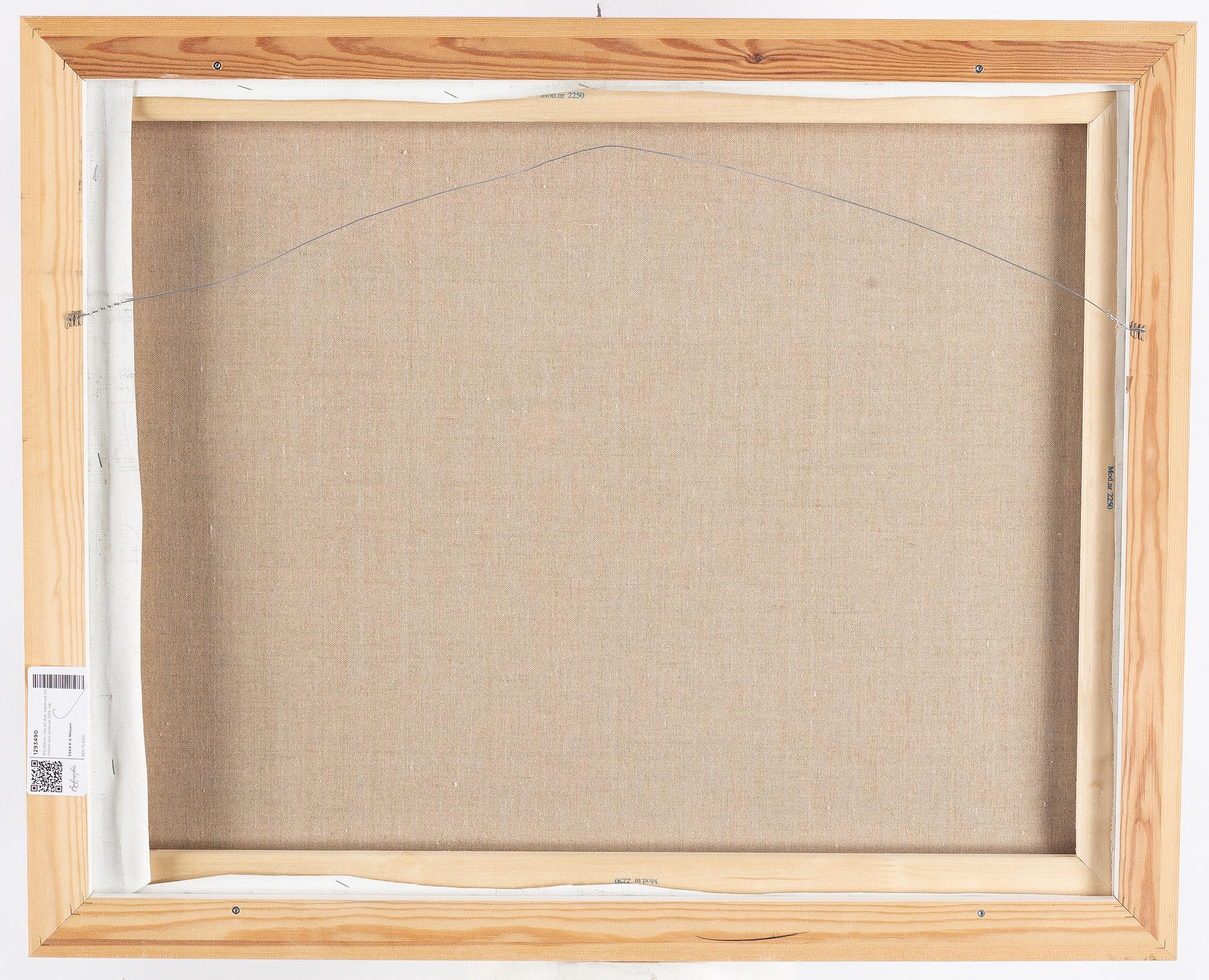 KG Nilson, oil on canvas, signed Kg Nilson and dated 2012.