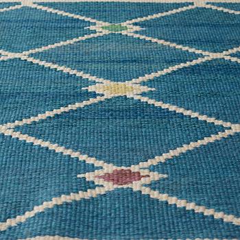 CARPET. Flat weave. 97 x 246,5 cm. Sweden around 1960.