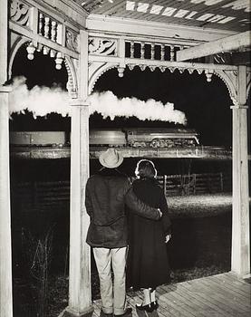 236. Ogle Winston Link, "The Popes and the Last Steam Passenger", 1950's.