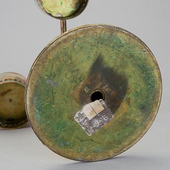 LJUSSTAKE, mässing, Hans Agne Jacobson, Markaryd.