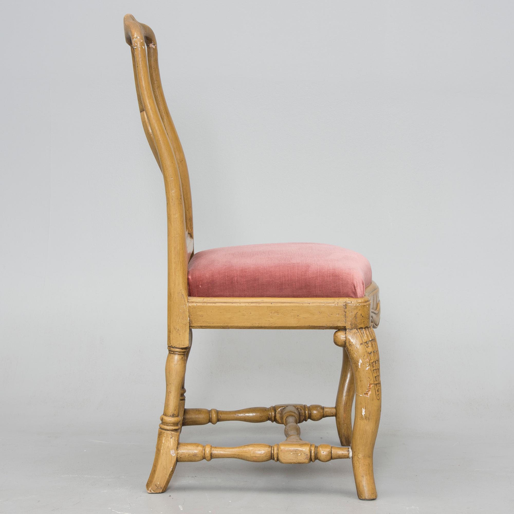 STOL, senbarock / rokoko, 1700-tal.