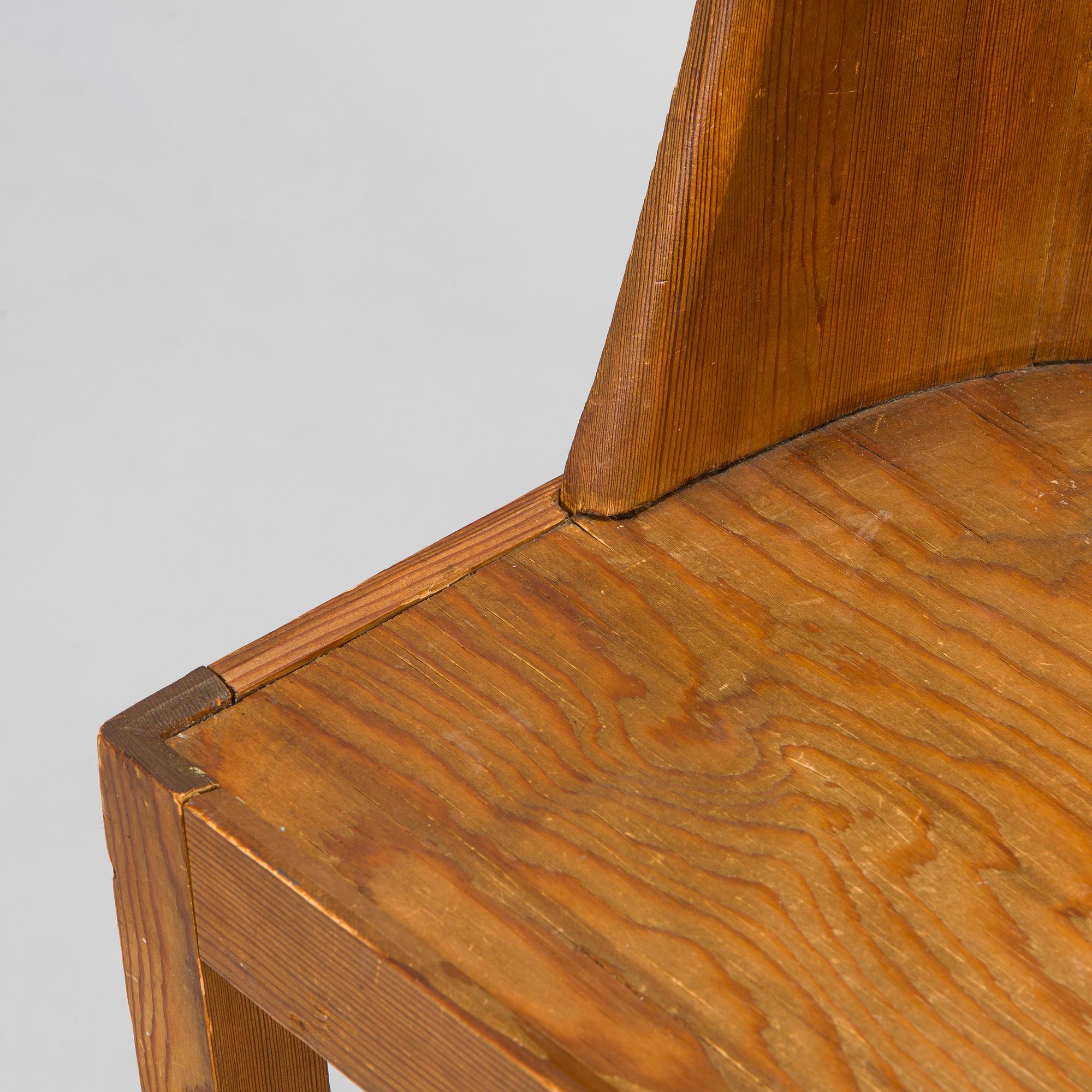 Axel Einar Hjorth, Two 1930s 'Lovö' chairs for Nordiska Kompaniet.