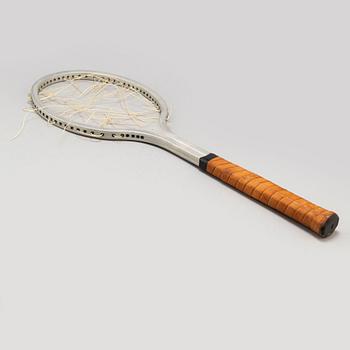 BJÖRN BORG, a personal  Browning aluminum test tennisracket, 1978-79.
