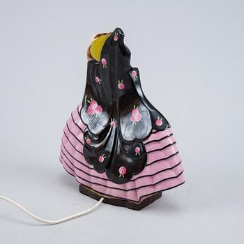 Marcel Bever, an Art Déco ceramic table lamp, Paris.